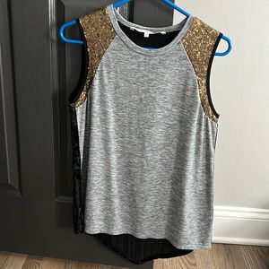Rachel Rachel Roy Sleeveless Top with Sequins